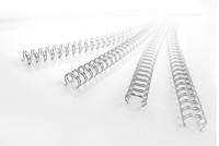 Draadrug GBC 5mm 34-rings A4 zilver 100 stuks - thumbnail