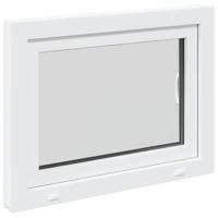 Kelderraam "RISOR" 80x70 cm draai-kiep DIN rechts wit - thumbnail