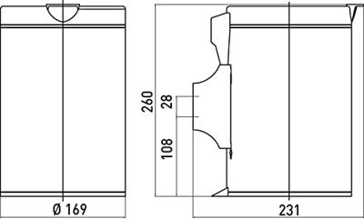 Emco System 2 wand afvalemmer 3 liter Chroom Emco System 2 wand afvalemmer 3 liter Chroom