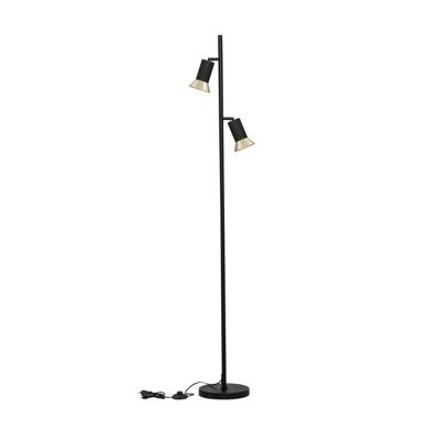 Lyora Design vloerlampLuvia zwart met goud - 9011450