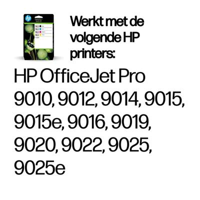HP inktcartridge 963, 700 - 1.000 pagina's, OEM 6ZC70AE, 4 kleuren