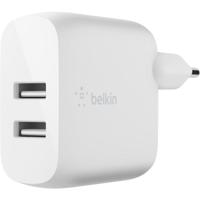 Belkin Boost Charge 2-poorts USB-A wandlader oplader - thumbnail