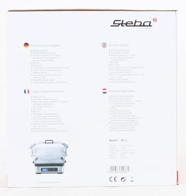 Steba DG 2 Stoomkoker Rijstkookfunctie Staal