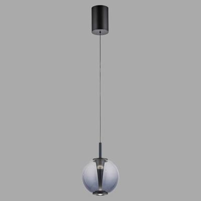 Paul Neuhaus Led hanglampPure Infinity met smoke glas - Ø 18cm - 2220-15