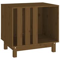 VidaXL Hondenhok 60x45x57 cm massief grenenhout honingbruin - thumbnail