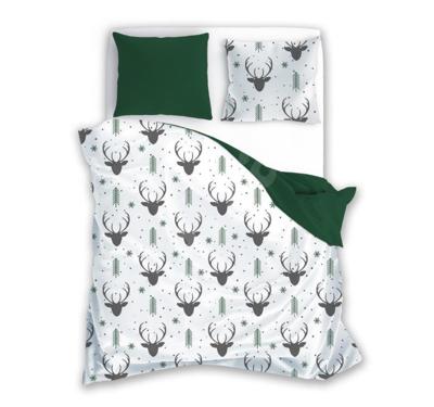 Faro Dekbedovertrek Rendieren 140 x 200 cm - 70 x 90 cm