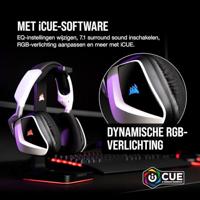 Corsair VOID RGB ELITE Wireless Headset Draadloos Hoofdband Gamen Zwart, Wit - thumbnail