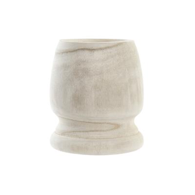 Grondlegger DKD Home Decor Bruin Natuurlijk Paulownia hout Boho 16 x 16 x 18 cm (2 Stuks)