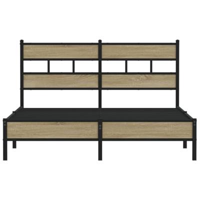 Bedframe zonder matras hout sonoma eikenkleurig 140x200 cm Bedframe zonder matras hout sonoma eikenkleurig 140x200 cm