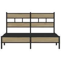Bedframe zonder matras hout sonoma eikenkleurig 140x200 cm - thumbnail