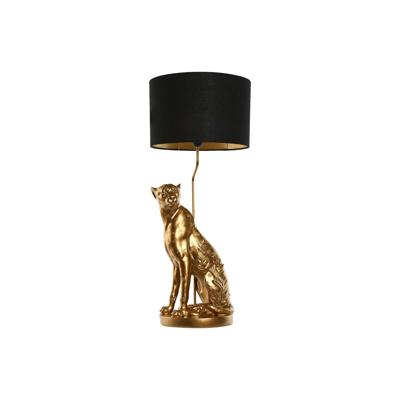 Bureaulamp Home ESPRIT Zwart Gouden 33 x 33 x 78,5 cm Bureaulamp Home ESPRIT Zwart Gouden 33 x 33 x 78,5 cm