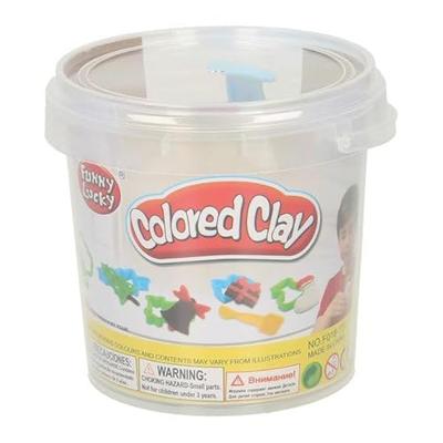 Lobbes Kleiset in opbergbox uitsteekvormen kerst - 12 kleuren klei