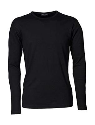 Tee Jays TJ530 Men´s Long Sleeve Interlock Tee - Black - S