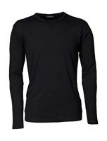 Tee Jays TJ530 Men´s Long Sleeve Interlock Tee - Black - S - thumbnail
