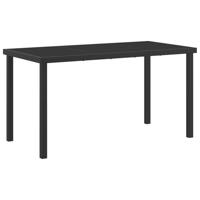 5-delige tuinset met kussens zwart poly rattan - thumbnail
