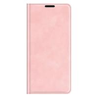 Casecentive Magnetische Leren Wallet iPhone 14 roze - thumbnail