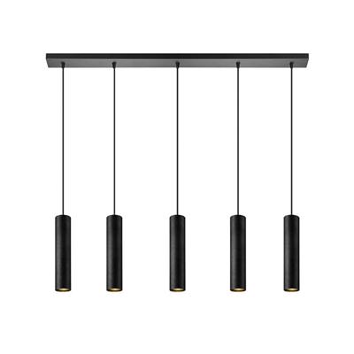 LABEL51 Hanglamp 'Ferroli' 5-lamps, kleur Zwart LABEL51 Hanglamp 'Ferroli' 5-lamps, kleur Zwart
