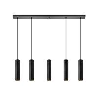 LABEL51 Hanglamp 'Ferroli' 5-lamps, kleur Zwart - thumbnail