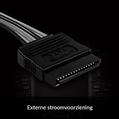 Arctic Case Fan Hub Zwart Arctic Case Fan Hub Zwart