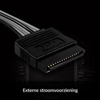 Arctic Case Fan Hub Zwart - thumbnail