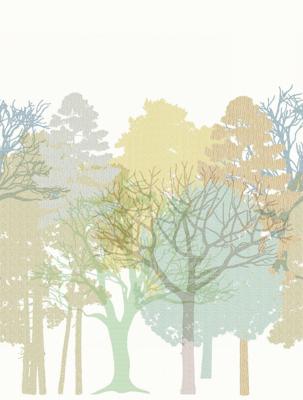 Decoprint Antibes Fotobehang abstracte bomen - AND28291