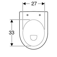 Geberit Renova Closet Vlakspoel 35,5x47,5x41 cm Wit - thumbnail