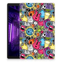 Lenovo Tab M10 HD (2de generatie) Leuke Siliconen Hoes Punk Rock - thumbnail