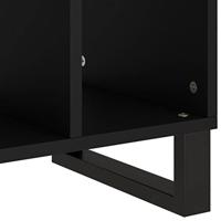 Bijzettafel 40x31x46 cm massief acaciahout en bewerkt hout - thumbnail