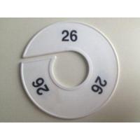 Maatring 11cm wit/zwart 26 - thumbnail