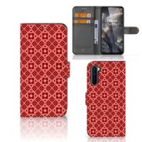 OnePlus Nord | Telefoon Hoesje | Batik Rood - thumbnail
