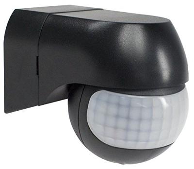 AS Schwabe 43804 PIR-bewegingsmelder Opbouw (op product), Opbouw (op muur) 180 ° Zwart IP44