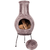 RedFire haard salamanca 36x36x85 cm klei donkerrood - thumbnail