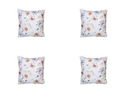 Sierkussen met paspel ca. 50x50 cm Florina natural (4 stuks) Madison - Madison