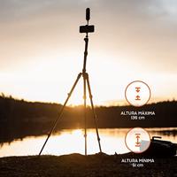 deeper Deeper Tripod Tripod 1/4 inch Werkhoogte: 51 - 136 cm Zwart - thumbnail
