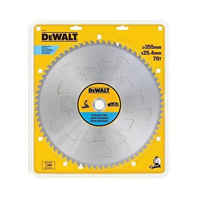 DeWalt Accessoires Cirkelzaagblad Inox/RVS Stationair 355x25.4x70T 1.75/2.15 MTCG+R +10° - DT1921-QZ