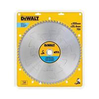 DeWalt Accessoires Cirkelzaagblad Inox/RVS Stationair 355x25.4x70T 1.75/2.15 MTCG+R +10° - DT1921-QZ - thumbnail