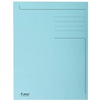 Exacompta dossiermap Foldyne ft 24 x 32 cm (voor ft A4), lichtblauw, pak van 50 stuks