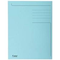 Exacompta dossiermap Foldyne ft 24 x 32 cm (voor ft A4), lichtblauw, pak van 50 stuks - thumbnail