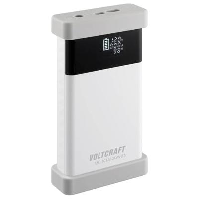 VOLTCRAFT UC-1C1A100W03 USB-oplader 100 W 1x USB-C, 1x USB-A USB PD 3.0 Pure White VOLTCRAFT UC-1C1A100W03 USB-oplader 100 W 1x USB-C, 1x USB-A USB PD 3.0 Pure White