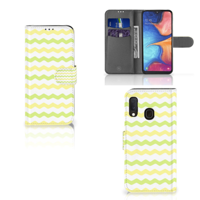Samsung Galaxy A20e | Telefoon Hoesje | Waves Yellow
