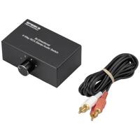 SpeaKa Professional SP-AS-500 Cinch-audio-switch 4 poorten Met metalen behuizing - thumbnail