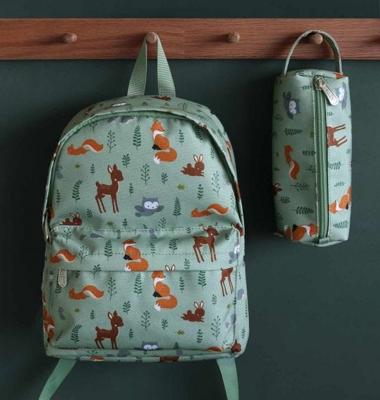 Kleine rugzak voor kinderen VRIENDEN VAN HET BOS A Little Lovely Company mintgroen - thumbnail