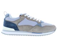 HOFF Bristol suède sneakers beige/blauw - thumbnail