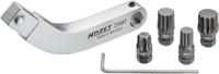 HAZET Deurscharnier insteekgereedschap | gebogen bithouder | SW T45, M8, M10, M12 | 9 x 12 mm insteekvierkant massief | 5/16 inch (8 mm) zeskant hol | - thumbnail