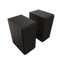 Klipsch Reference Premiere RP-600M II luidspreker voor boekenplank, 1 paar met groter 90° x 90° hybride tractrix-hoorn, 16,5 cm Cerametallic-woofer voor dynamisch thuisbioscoopgeluid, ebbenhout - thumbnail
