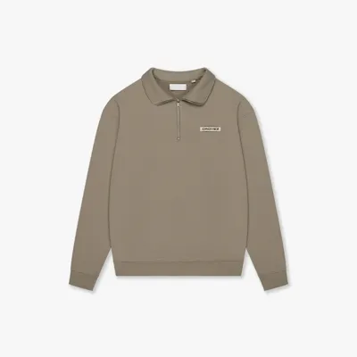 Croyez Etiquette Half-Zip Sweater Heren Groen - Maat S - Kleur: Groen | Soccerfanshop Croyez Etiquette Half-Zip Sweater Heren Groen - Maat S - Kleur: Groen | Soccerfanshop