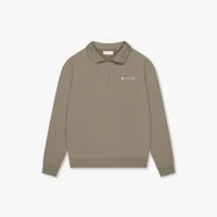 Croyez Etiquette Half-Zip Sweater Heren Groen - Maat S - Kleur: Groen | Soccerfanshop - thumbnail