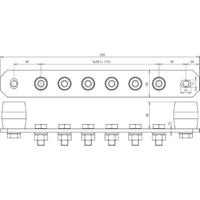 DEHN 472207 PAS I 6AP M10 CU Schroefklemblok 39 kA 1 stuk(s) - thumbnail