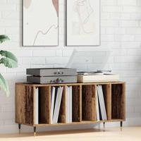Platenkast met plank Oud hout 100 x 38 x 48 cm Bewerkt hout - thumbnail