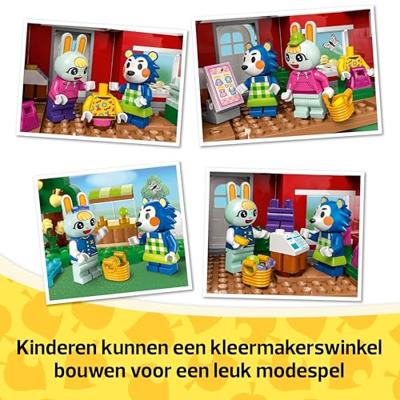 LEGO Animal Crossing 77055 Kledingwinkel van Fairy Finger Sisters - Speelgoed voor 6-jarigen